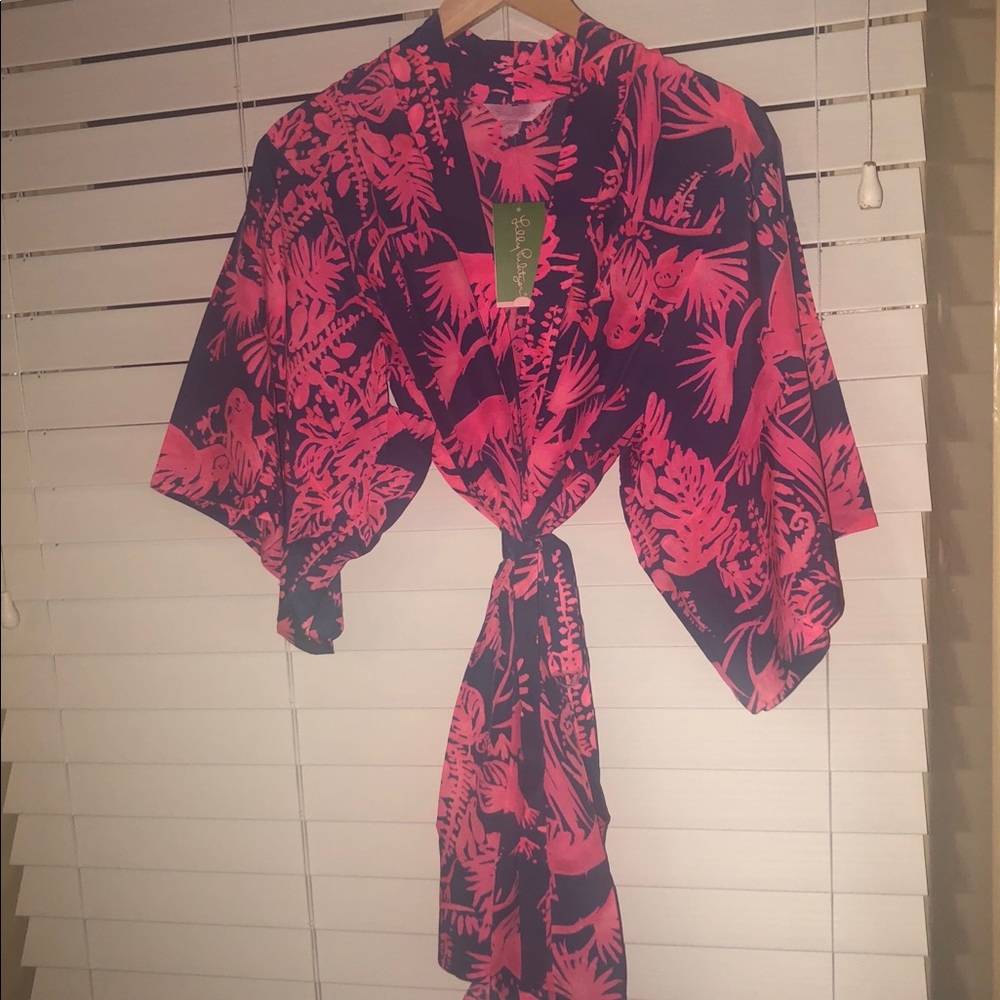 Lilly Pulitzer Palm Beach Robe in Blue